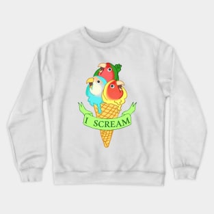 ice cream lovebirds Crewneck Sweatshirt